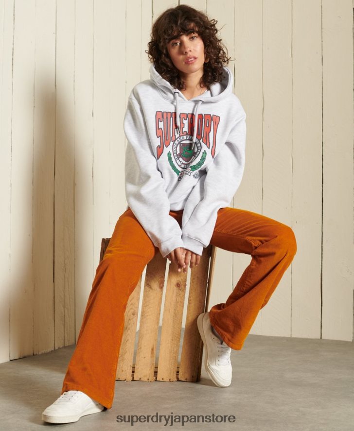 ボヘミアングラフィックアナパーカー 女性 Superdry 衣類 ライトグレー 2J62PZ5956