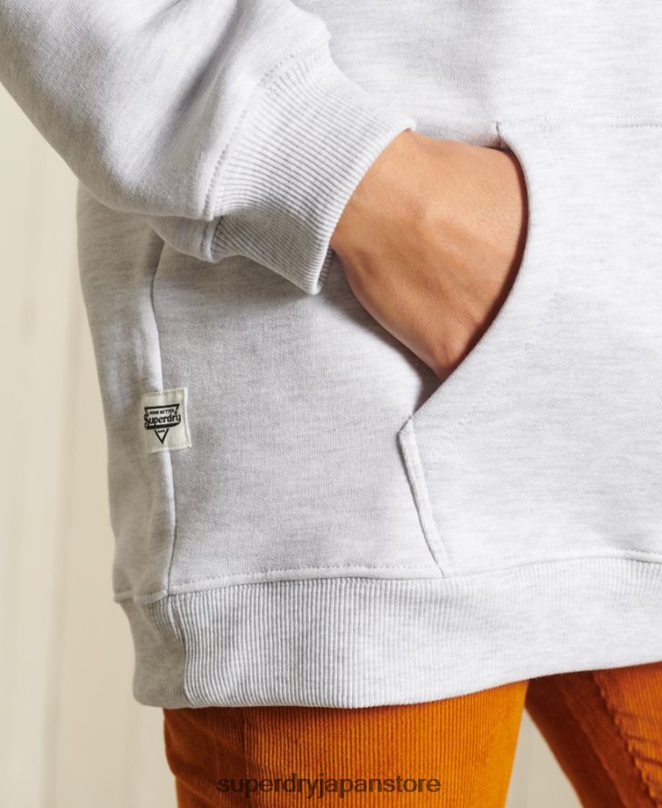 ボヘミアングラフィックアナパーカー 女性 Superdry 衣類 ライトグレー 2J62PZ5956