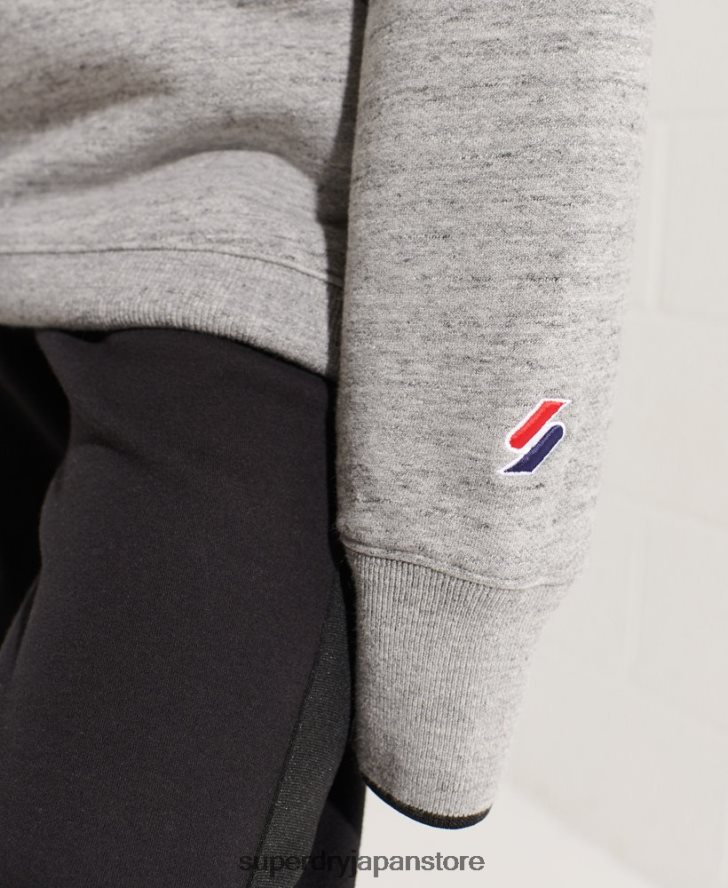 ストラックアウト オーバーサイズ クルースウェットシャツ 女性 Superdry 衣類 ライトグレー 2J62PZ5966