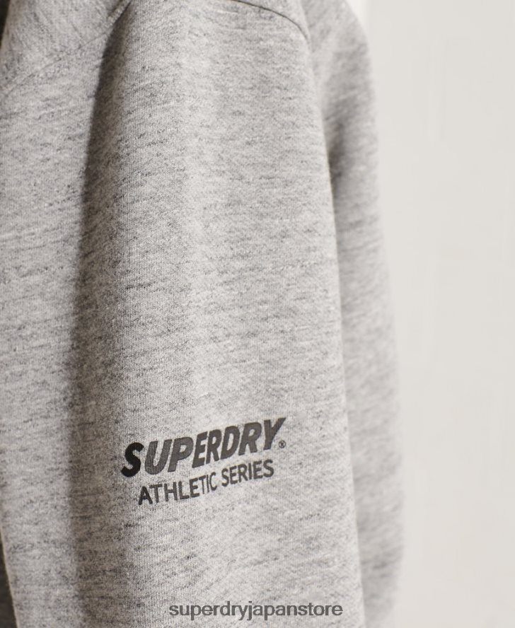 ストラックアウト オーバーサイズ クルースウェットシャツ 女性 Superdry 衣類 ライトグレー 2J62PZ5966