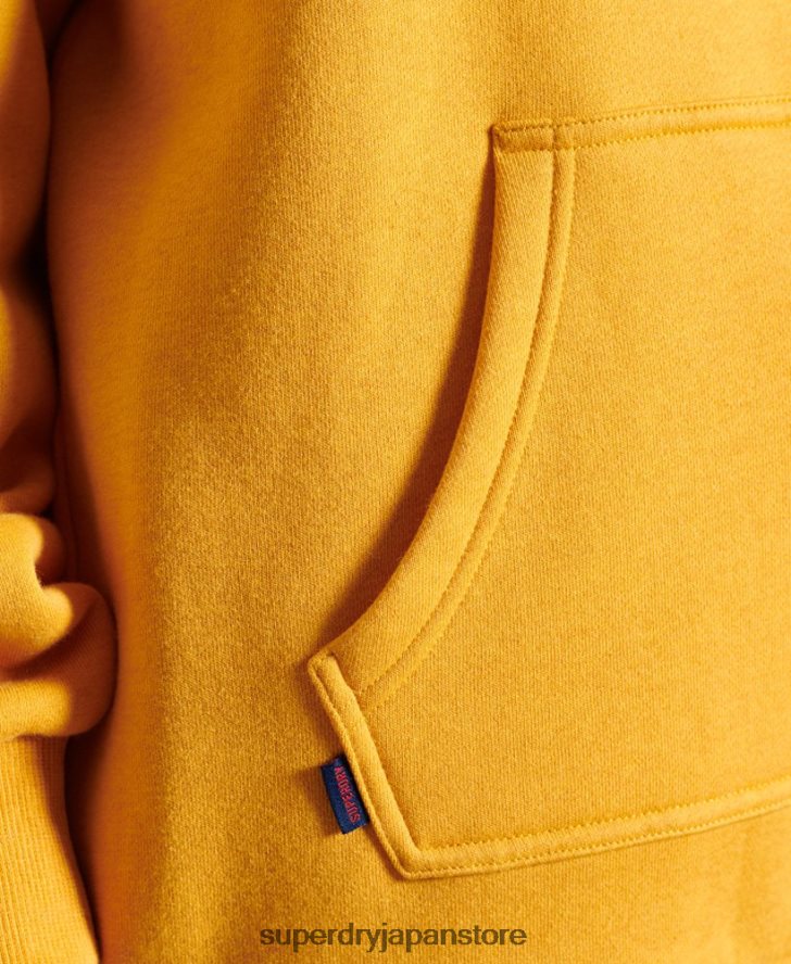ヴィンテージロゴ刺繍ポケットクルースウェットシャツ 女性 Superdry 衣類 黄色 2J62PZ5969