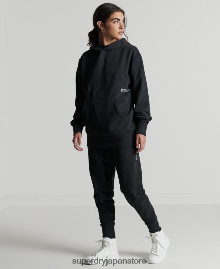 リサイクルマイクロミッドパーカー 女性 Superdry 衣類 黒 2J62PZ5973