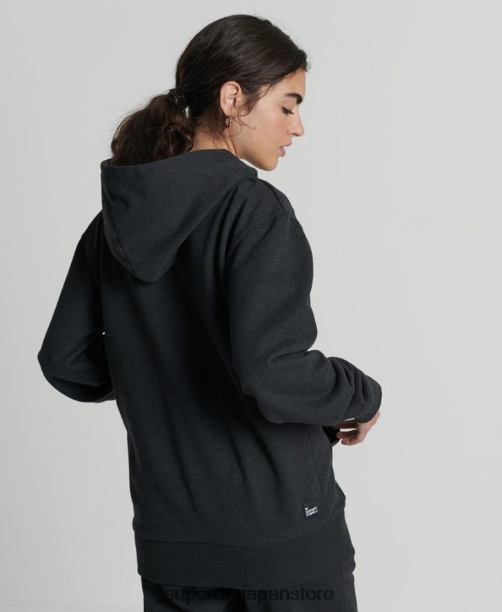 リサイクルマイクロミッドパーカー 女性 Superdry 衣類 黒 2J62PZ5973