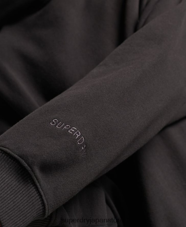 コアオーバーサイズパーカー 女性 Superdry 衣類 黒 2J62PZ5988