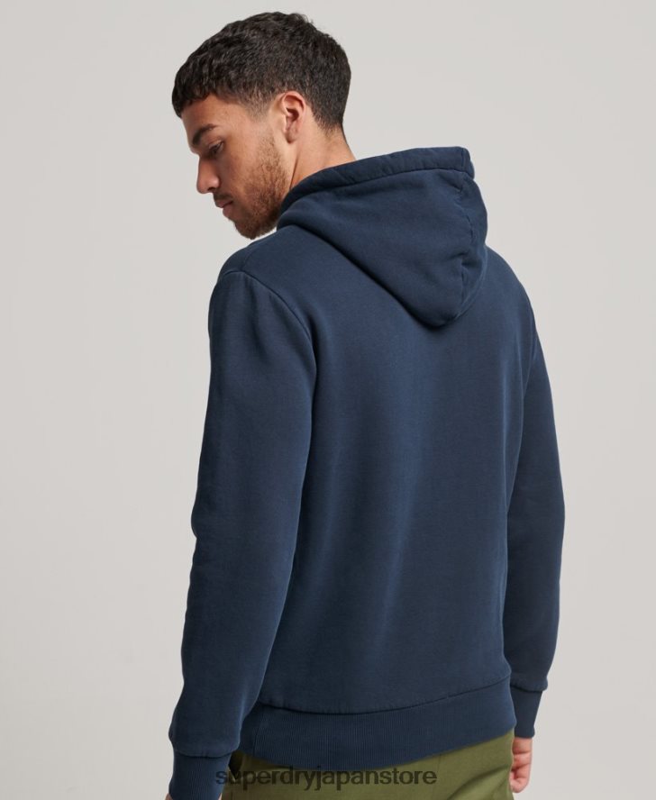 ヴィンテージ会場ネオンパーカー 男性 Superdry 衣類 海軍 2J62PZ598