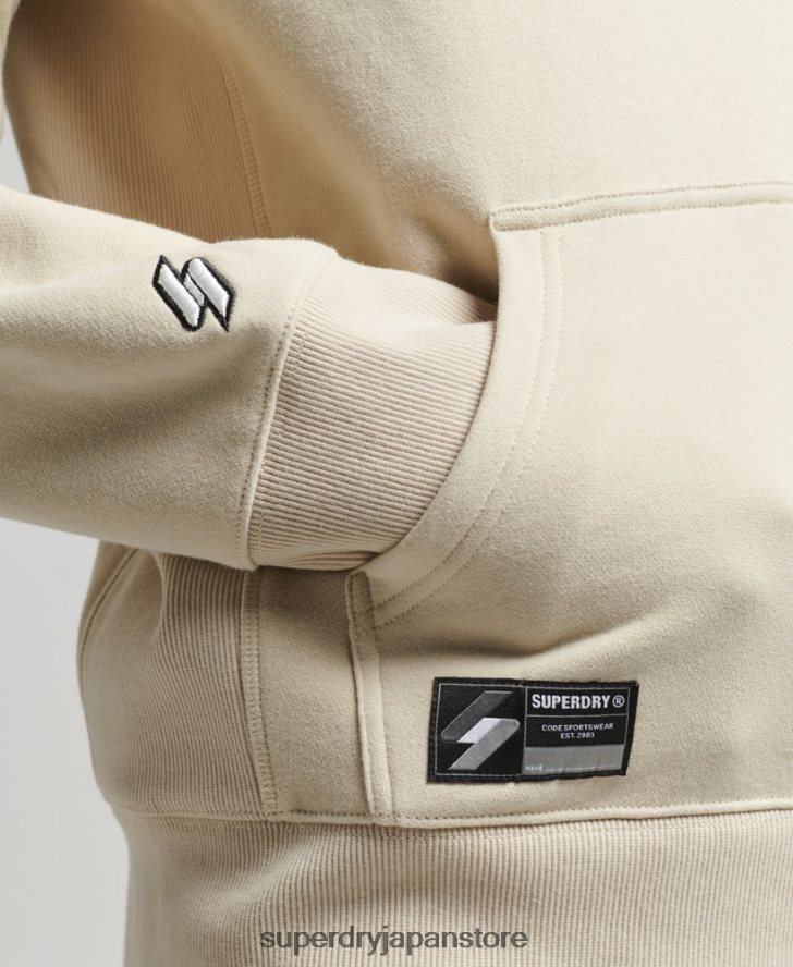 マイクロロゴパーカー 男性 Superdry 衣類 ベージュ 2J62PZ5997