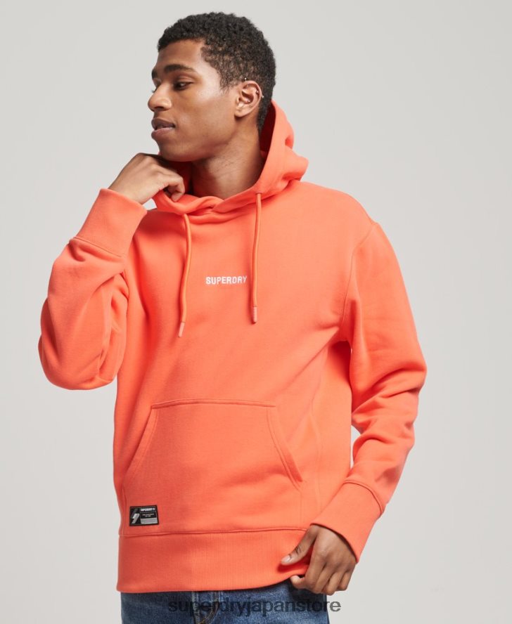 マイクロロゴパーカー 男性 Superdry 衣類 コーラル 2J62PZ6012