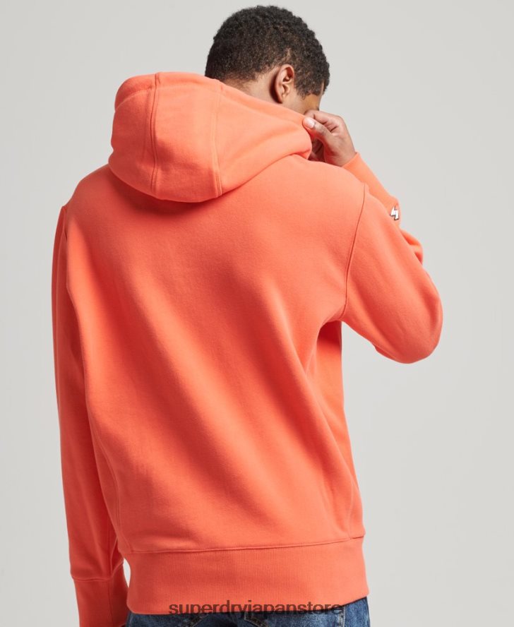マイクロロゴパーカー 男性 Superdry 衣類 コーラル 2J62PZ6012