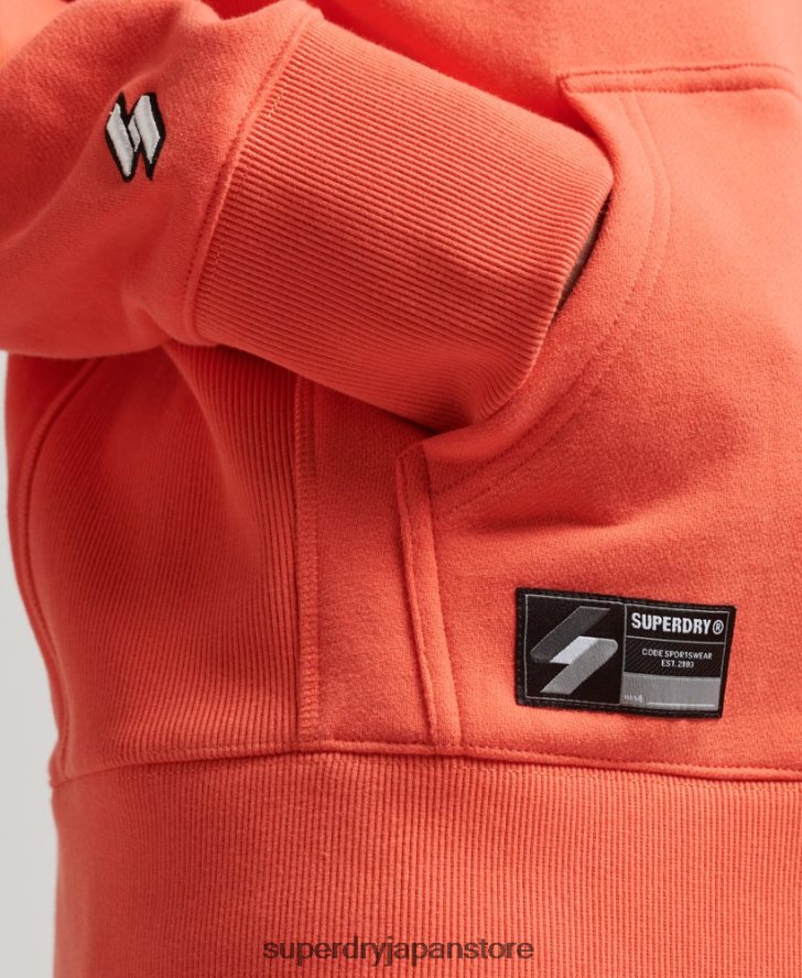 マイクロロゴパーカー 男性 Superdry 衣類 コーラル 2J62PZ6012