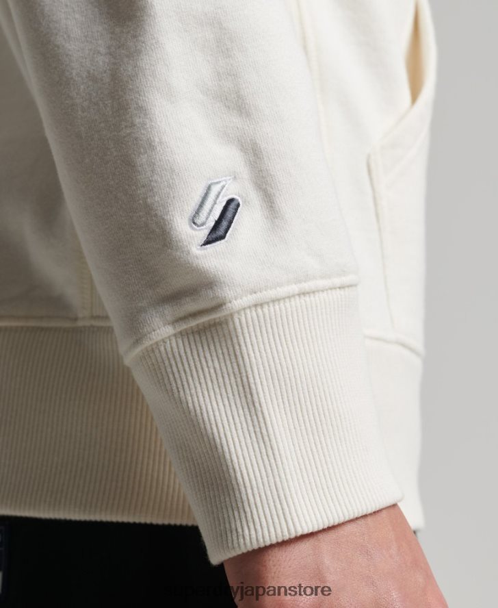 コードリニアルーズオーバーヘッドパーカー 男性 Superdry 衣類 白 2J62PZ6018