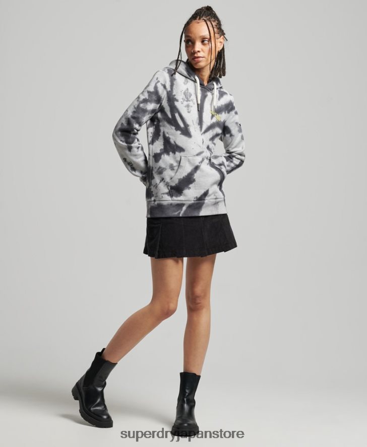 ウッドランドグラフィック パーカー 女性 Superdry 衣類 グレー 2J62PZ6020