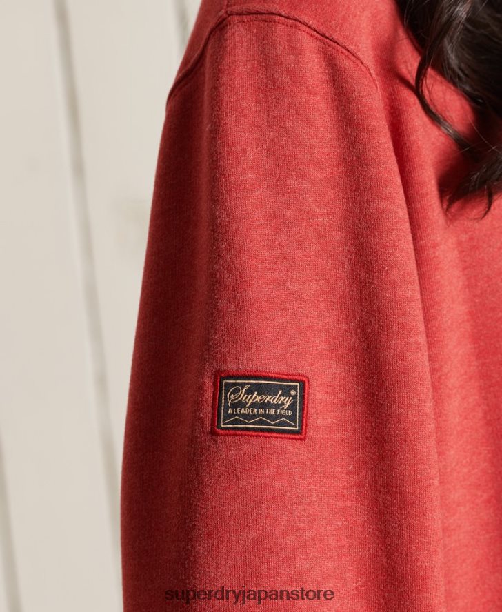 オーバーサイズ マウンテン クルー スウェットシャツ 女性 Superdry 衣類 赤 2J62PZ6049