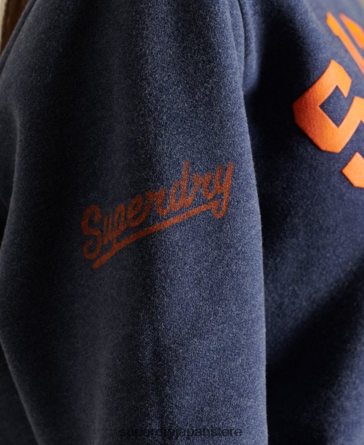 オーバーサイズ トラック&フィールド クルー スウェットシャツ 女性 Superdry 衣類 青 2J62PZ6054