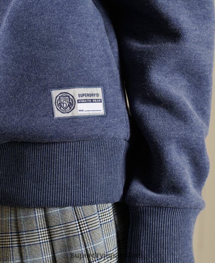 オーバーサイズ トラック&フィールド クルー スウェットシャツ 女性 Superdry 衣類 青 2J62PZ6054