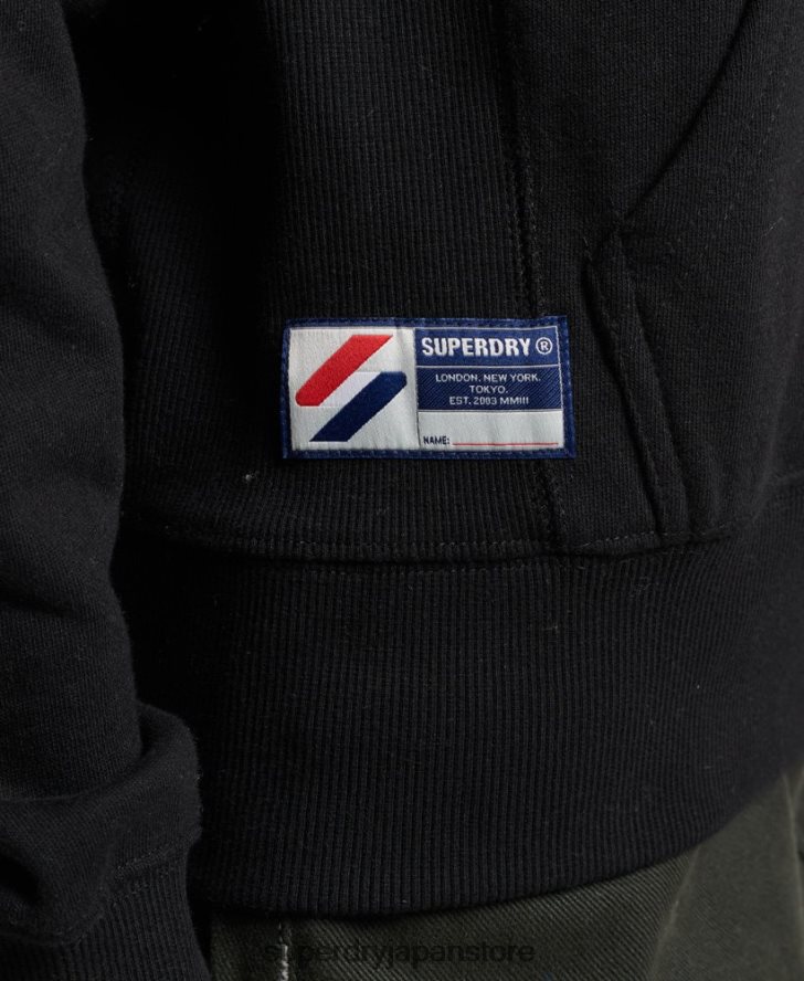 バーシティアーチ モノパーカー 女性 Superdry 衣類 黒 2J62PZ6066