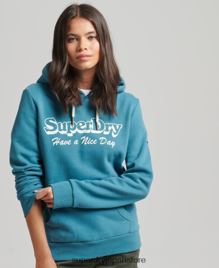 トラベルパーカー 女性 Superdry 衣類 緑 2J62PZ6081