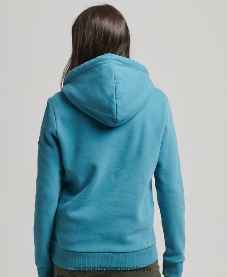 トラベルパーカー 女性 Superdry 衣類 緑 2J62PZ6081