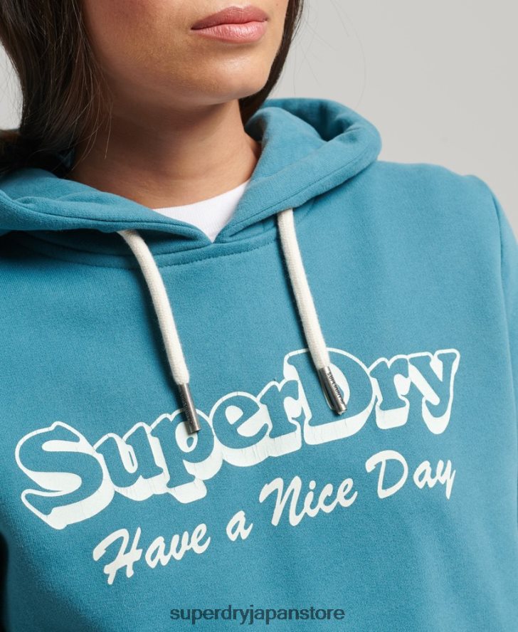 トラベルパーカー 女性 Superdry 衣類 緑 2J62PZ6081
