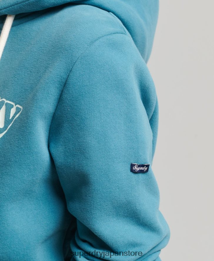 トラベルパーカー 女性 Superdry 衣類 緑 2J62PZ6081