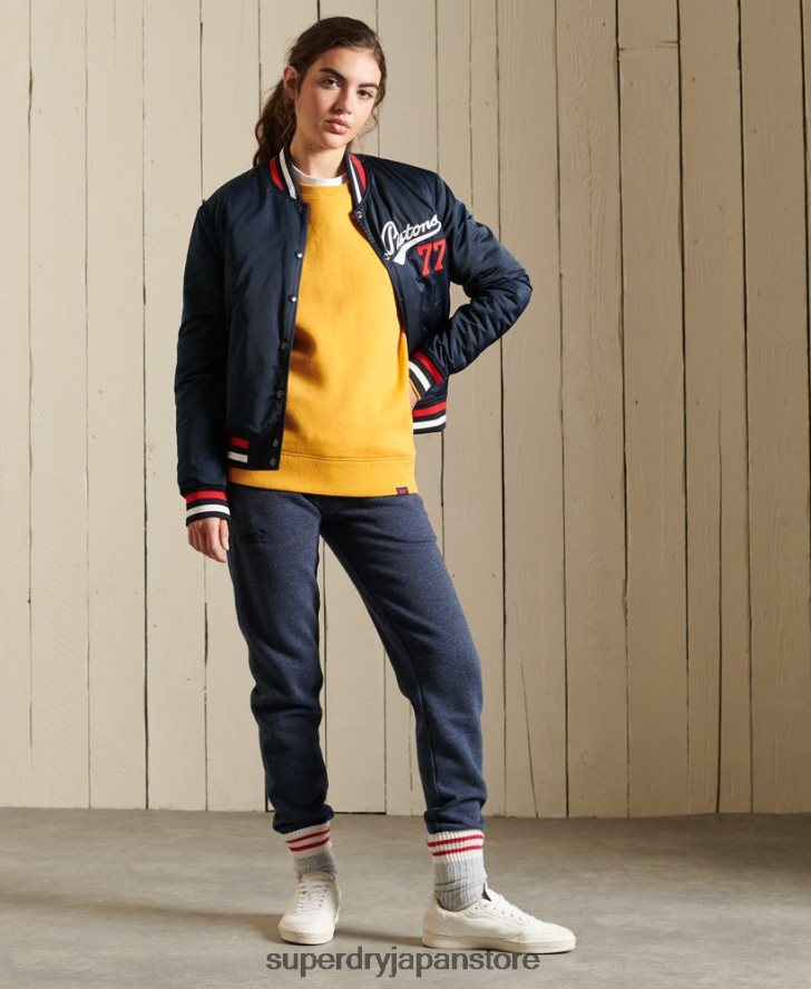 ヴィンテージロゴクルースウェットシャツ 女性 Superdry 衣類 黄色 2J62PZ6084