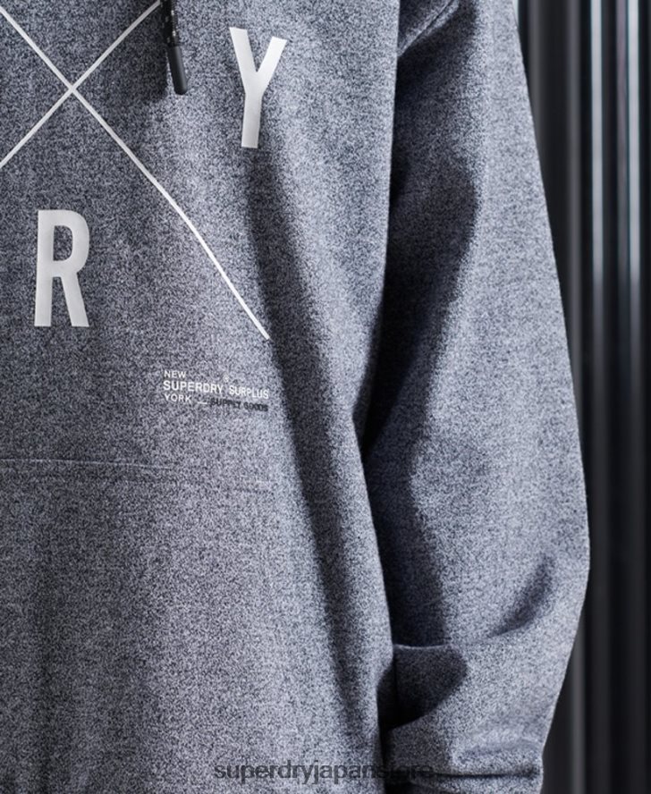 余ったパーカー 女性 Superdry 衣類 グレー 2J62PZ6088