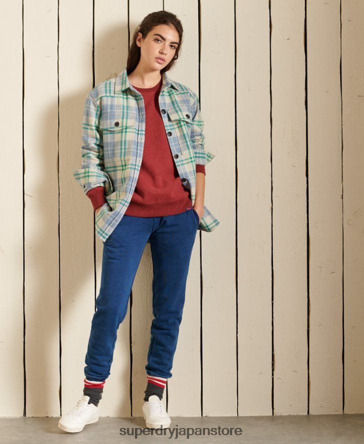 ヴィンテージロゴクルースウェットシャツ 女性 Superdry 衣類 赤 2J62PZ6095