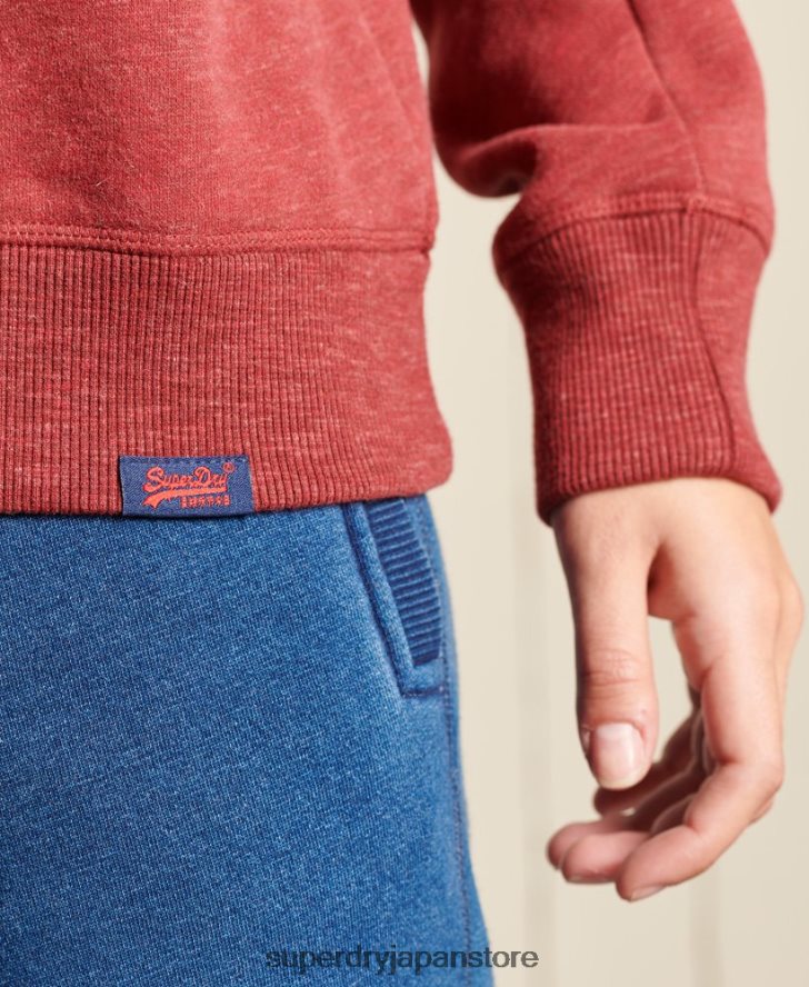 ヴィンテージロゴクルースウェットシャツ 女性 Superdry 衣類 赤 2J62PZ6095