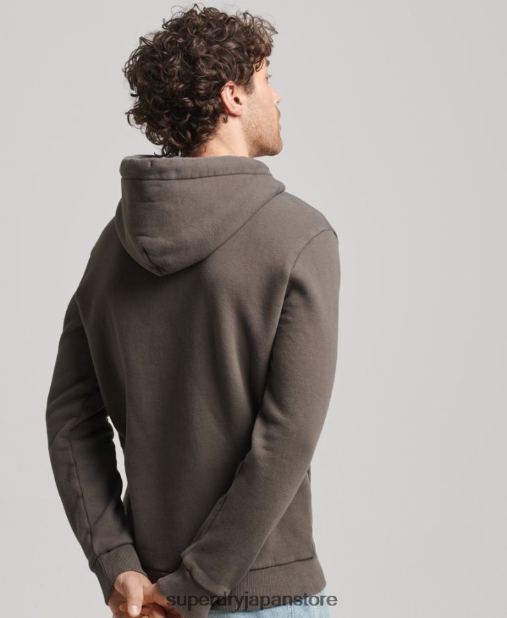 ヴィンテージ シェイパーズ & メーカーズ パーカー 男性 Superdry 衣類 濃い灰色 2J62PZ609