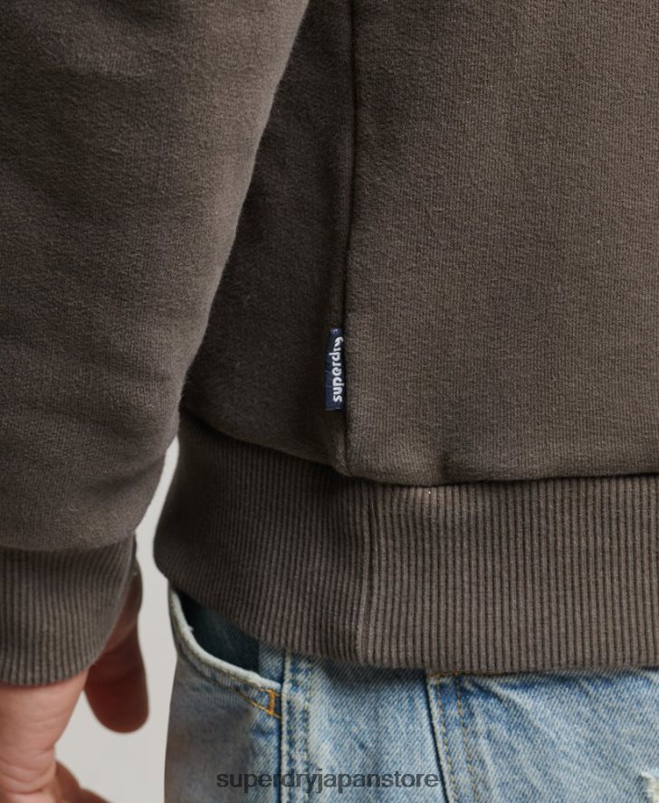 ヴィンテージ シェイパーズ & メーカーズ パーカー 男性 Superdry 衣類 濃い灰色 2J62PZ609