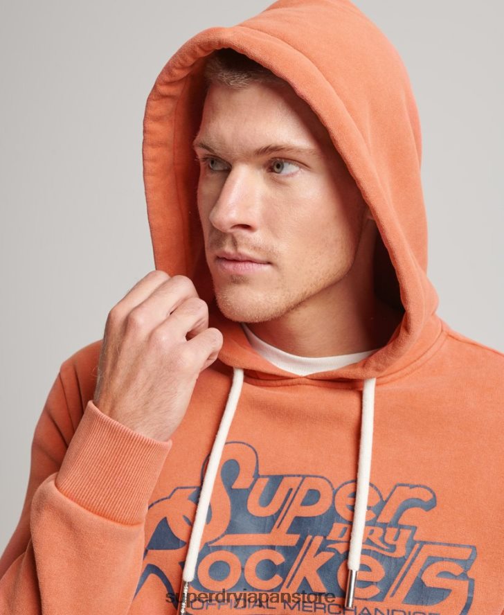 ヴィンテージ シェイパーズ & メーカーズ パーカー 男性 Superdry 衣類 オレンジ 2J62PZ610