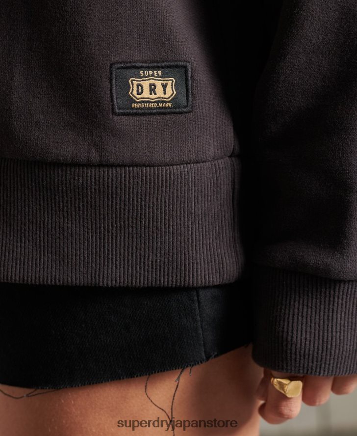 ボヘミアンバンドスウェットシャツ 女性 Superdry 衣類 黒 2J62PZ6118