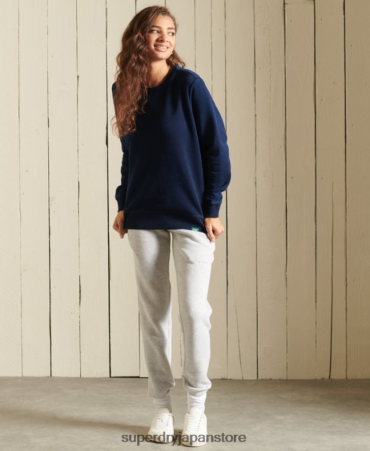 ヴィンテージロゴクルースウェットシャツ 女性 Superdry 衣類 濃紺 2J62PZ6120