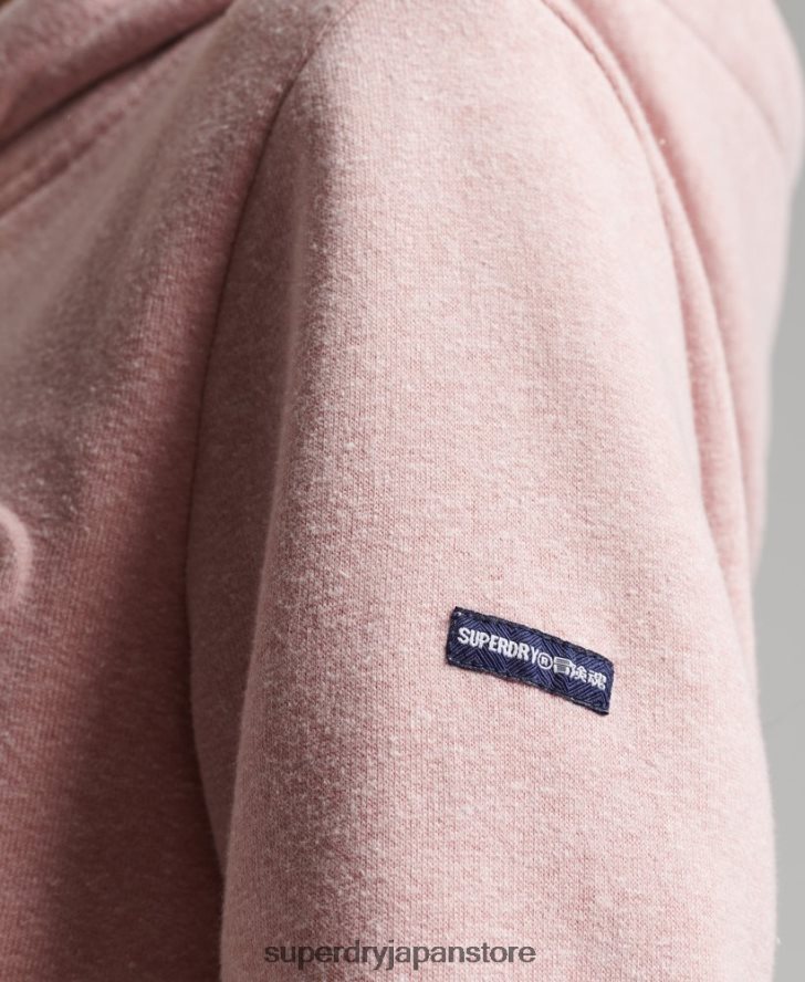 エンボスグラフィックロゴ パーカー 女性 Superdry 衣類 ピンク 2J62PZ6121