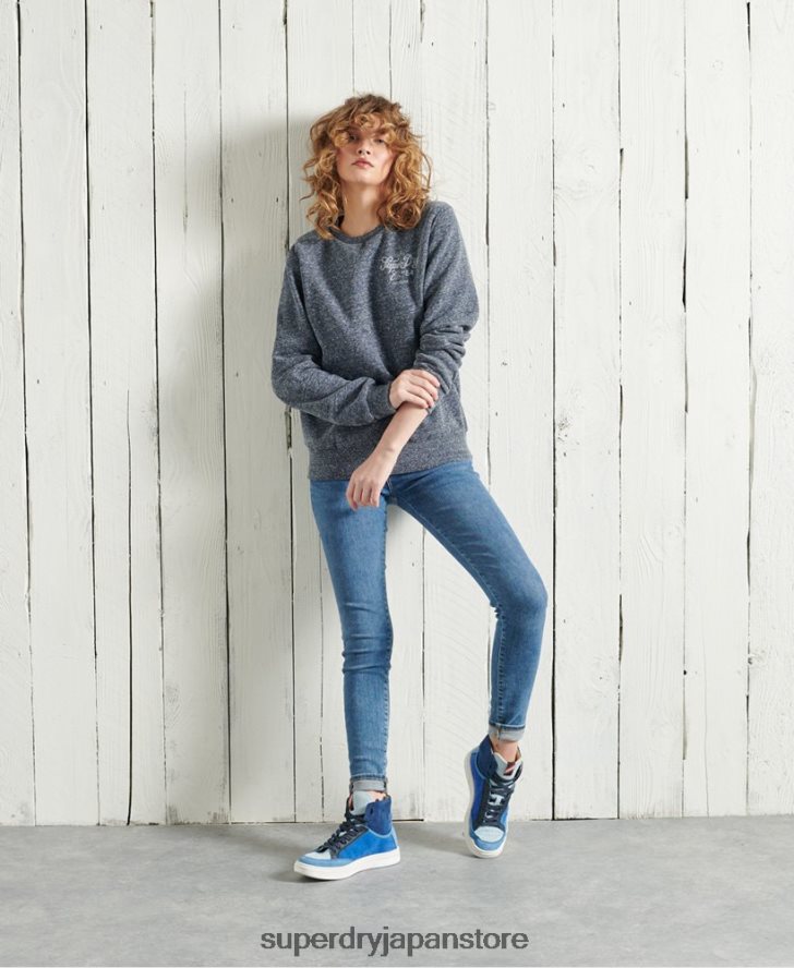 クラフトワークウェア クルースウェットシャツ 女性 Superdry 衣類 海軍 2J62PZ6122