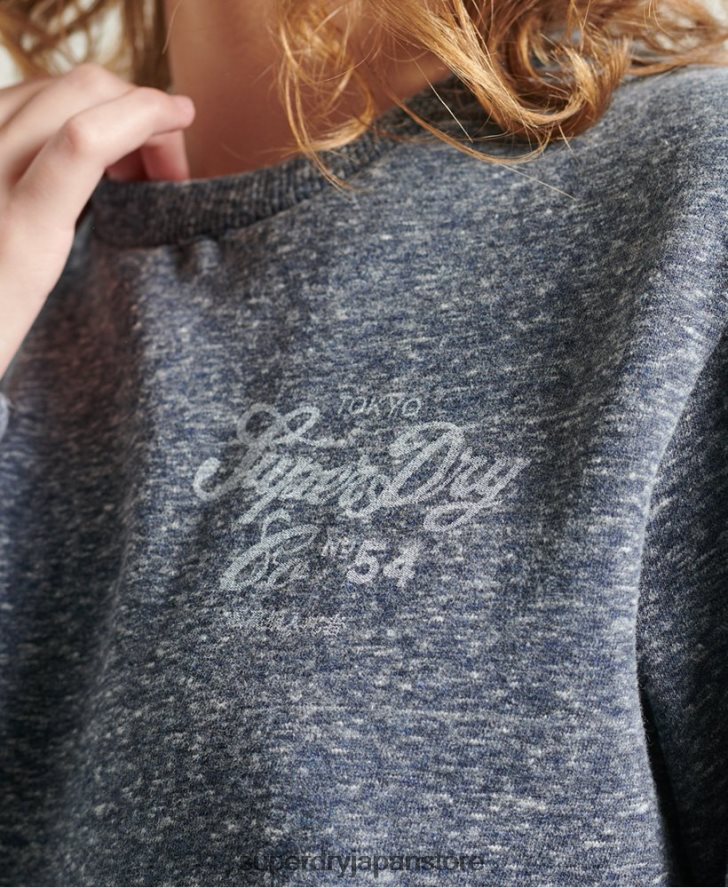 クラフトワークウェア クルースウェットシャツ 女性 Superdry 衣類 海軍 2J62PZ6122