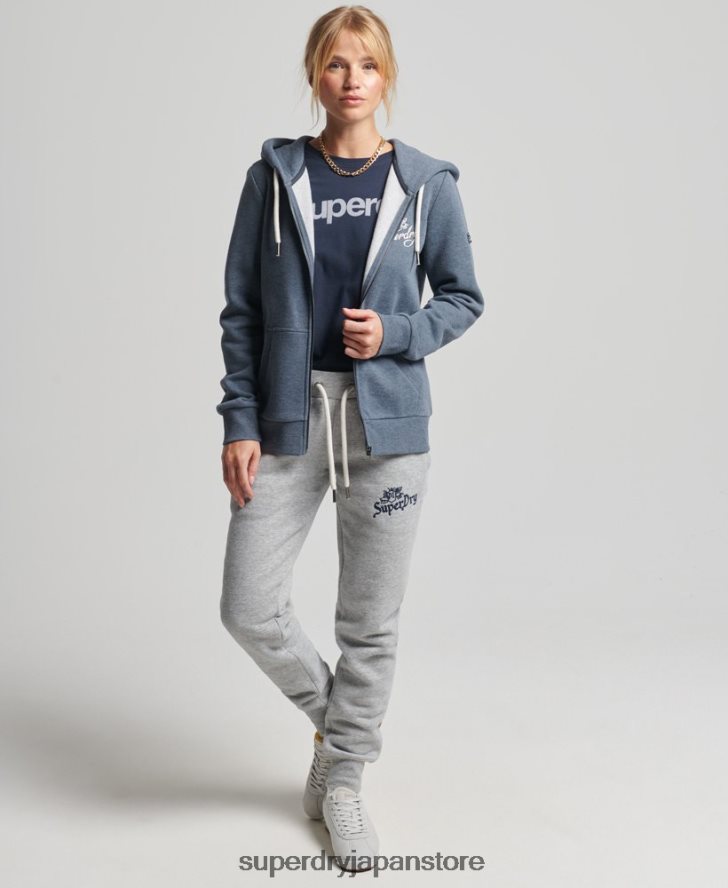 ヴィンテージプライドインクラフトジップパーカー 女性 Superdry 衣類 海軍 2J62PZ6123