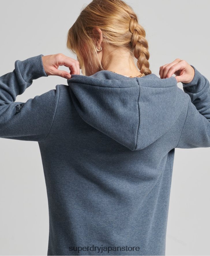 ヴィンテージプライドインクラフトジップパーカー 女性 Superdry 衣類 海軍 2J62PZ6123