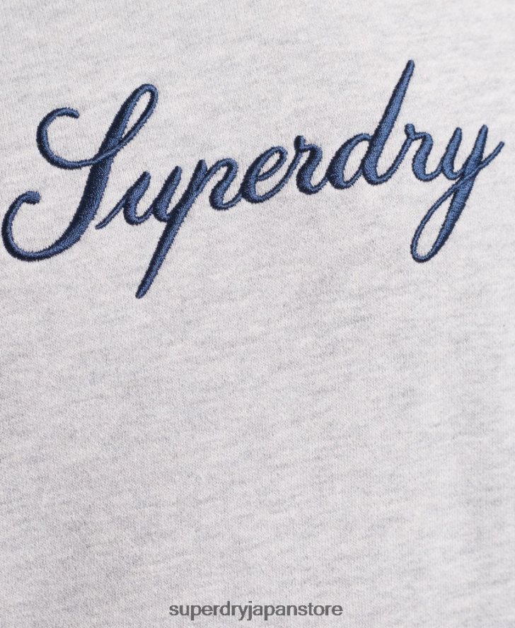 ロゴ ヘリテージ パーカー 男性 Superdry 衣類 グレー 2J62PZ619