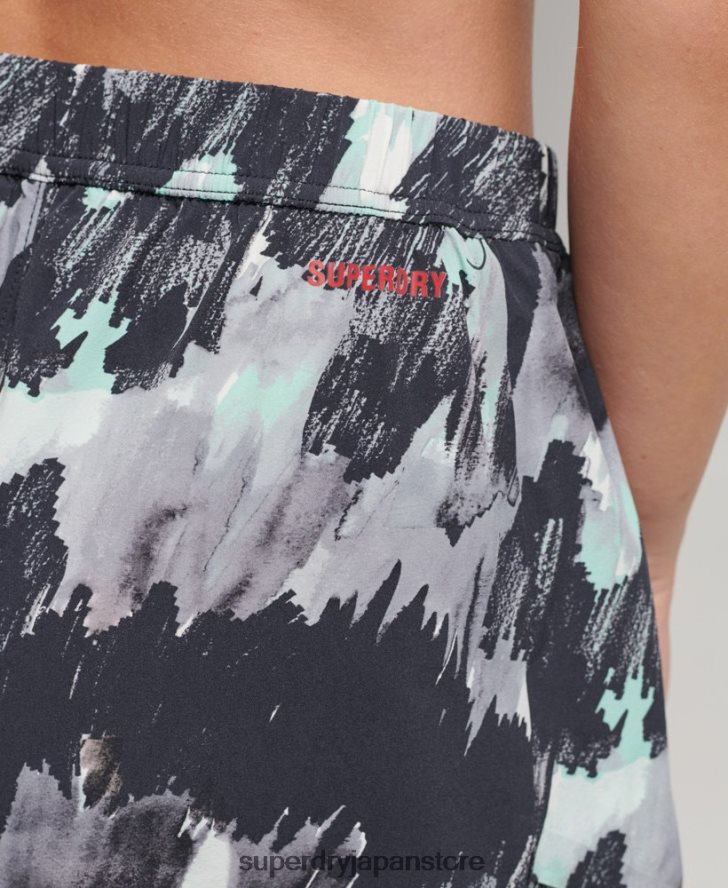 ランシェルショーツ 女性 Superdry 衣類 濃い灰色 2J62PZ6316