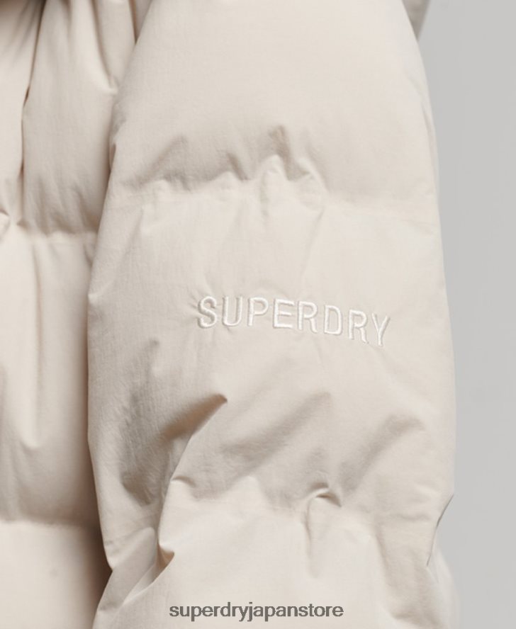 トレイン延縄用パッド入りジャケット 女性 Superdry 衣類 ベージュ 2J62PZ6328