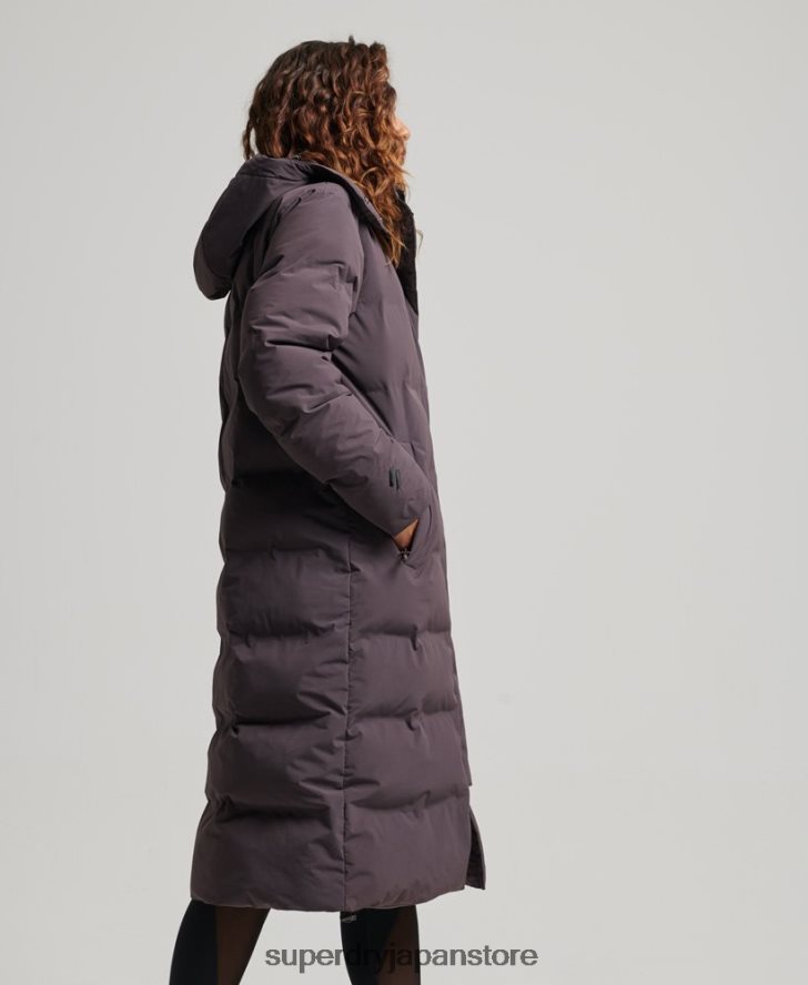 トレイン延縄用パッド入りジャケット 女性 Superdry 衣類 紫 2J62PZ6342