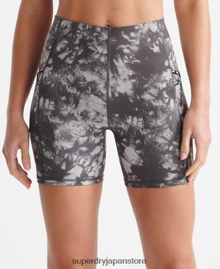 ランニングタイトショーツ 女性 Superdry 衣類 グレー 2J62PZ6343