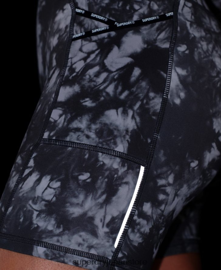 ランニングタイトショーツ 女性 Superdry 衣類 グレー 2J62PZ6343