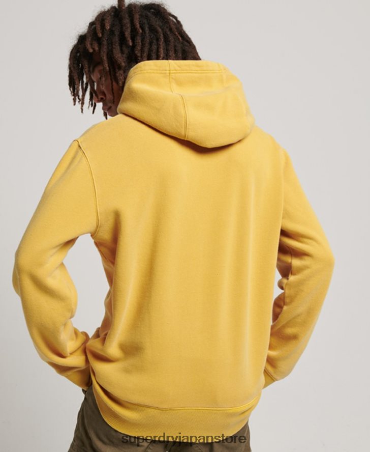 ヴィンテージウォッシュパーカー 男性 Superdry 衣類 金 2J62PZ635