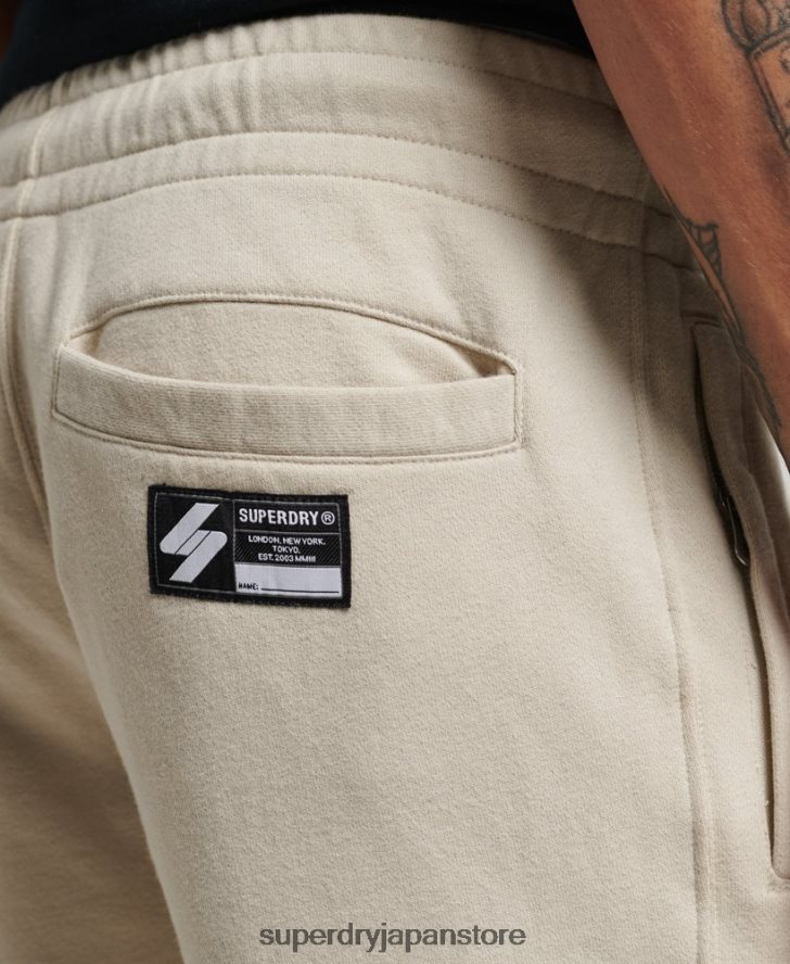 コード マイクロロゴ ジョガー 男性 Superdry 衣類 ベージュ 2J62PZ6366