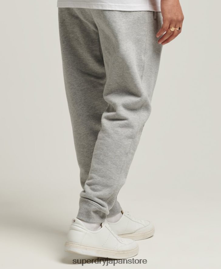 アップリケジョガーパンツ 男性 Superdry 衣類 グレー 2J62PZ6369
