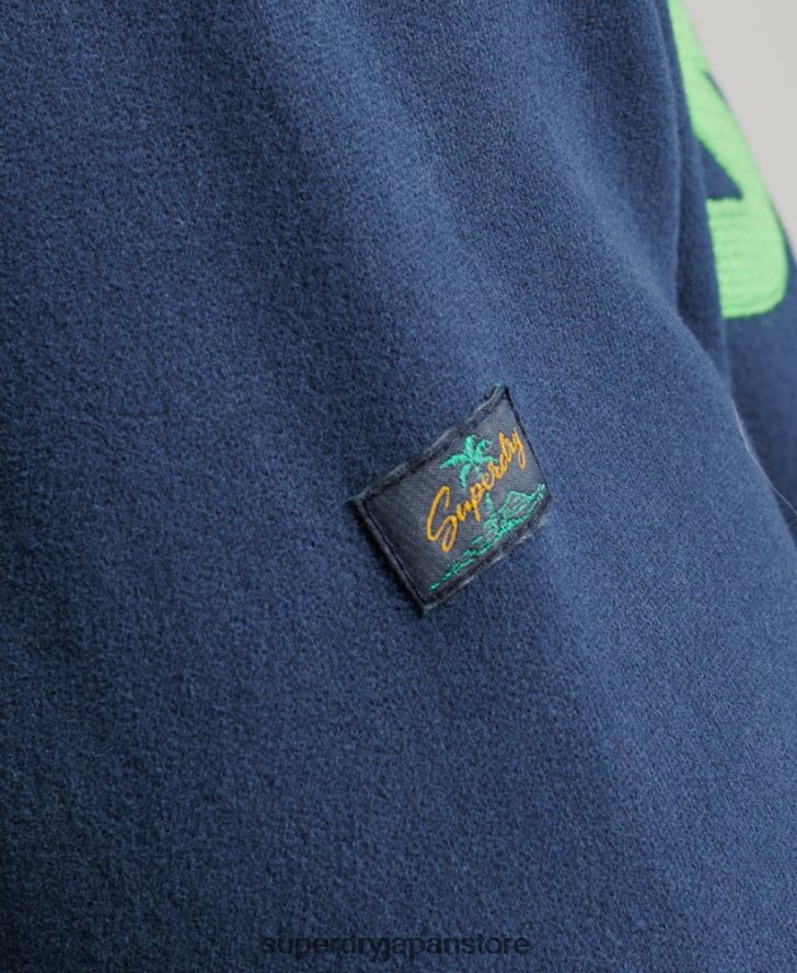 ヴィンテージ テレイン クラシック パーカー 男性 Superdry 衣類 海軍 2J62PZ637