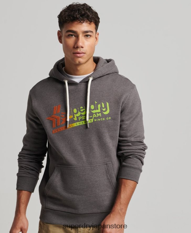 ヴィンテージシャドウパーカー 男性 Superdry 衣類 黒 2J62PZ638