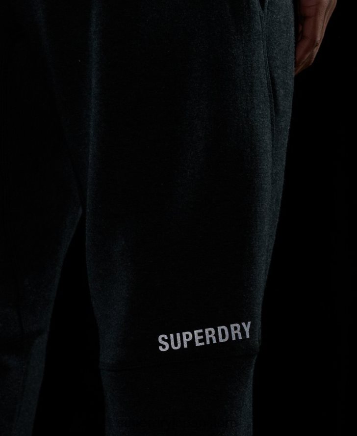 テックテーパードジョガーパンツ 男性 Superdry 衣類 濃い灰色 2J62PZ6384