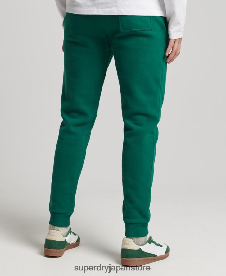 ヴィンテージロゴカレッジジョガー 男性 Superdry 衣類 緑 2J62PZ6385